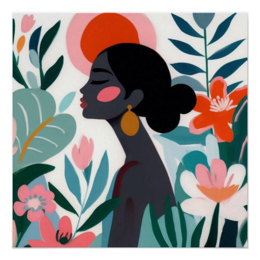 Vrouw Portugal Perfect Poster (Voorkant)