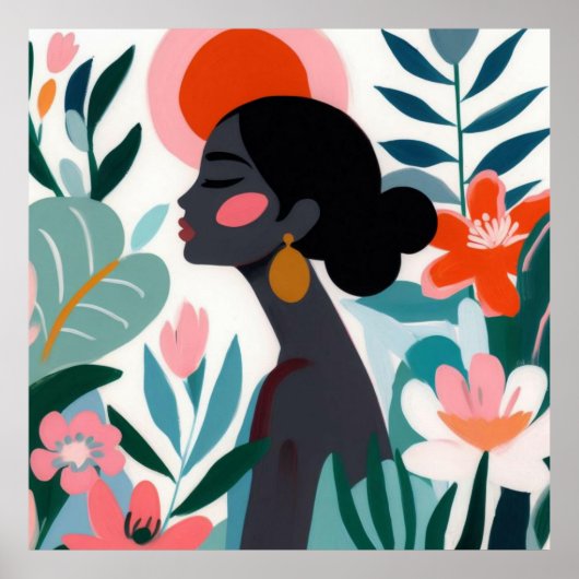 Vrouw Portugal Poster (Voorkant)