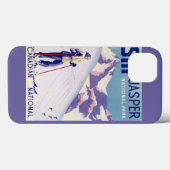 Vrouw poserend op Open Slopes Poster Case-Mate iPhone Case (Achterkant (horizontaal))