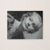 Vrouw Posing 2 Legpuzzel (Horizontaal)