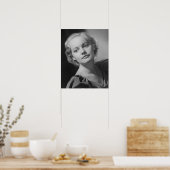 Vrouw Posing 2 Poster (Keuken)