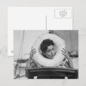 Vrouw Posing 3 Briefkaart (Voorkant / Achterkant)