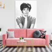 Vrouw Posing Canvas Afdruk (Insitu (Woonkamer))