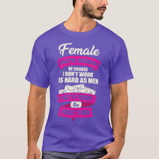 Vrouw Postarbeider Postgirl Gift T-shirt