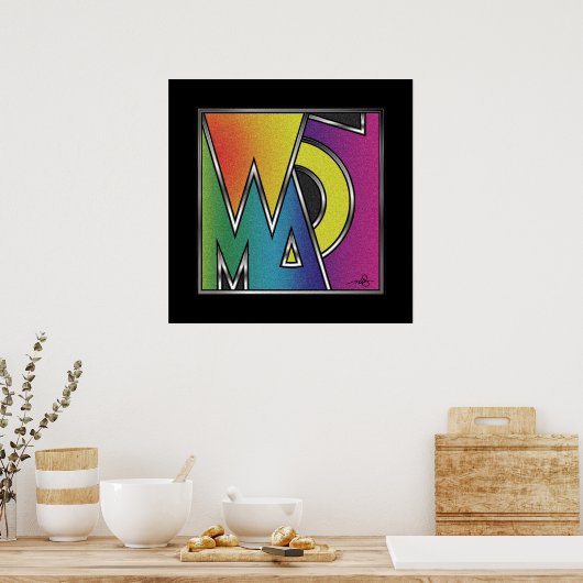 VROUW POSTER (Keuken)