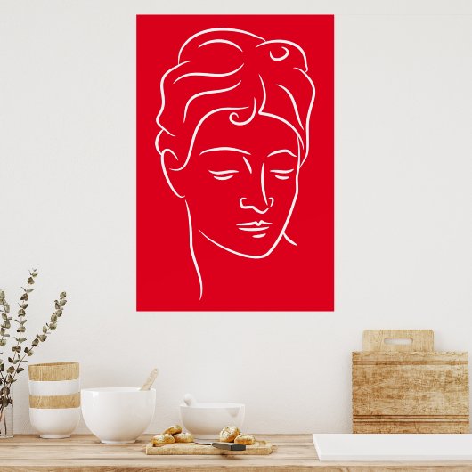 Vrouw Poster (Keuken)