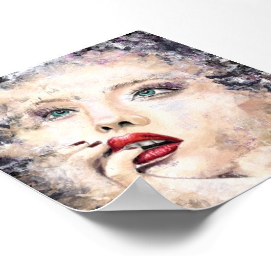 vrouw Poster (Hoek)