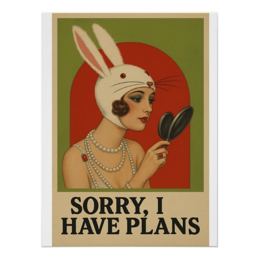  vrouw poster (Voorkant)