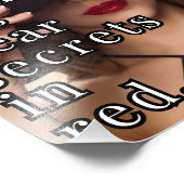 Vrouw Poster met quote (Hoek)