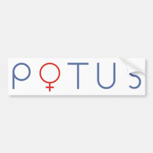 Vrouw POTUS Kamala Harris Madam President vrouw Bumpersticker
