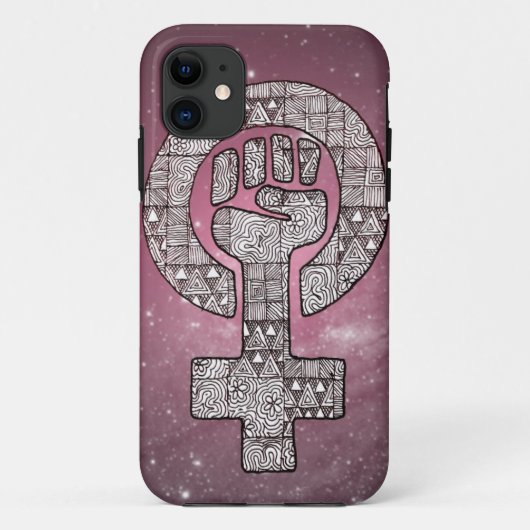 Vrouw Power Case-Mate iPhone Case (Achterkant)