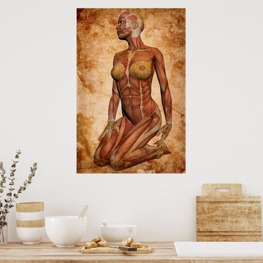 VROUW POWER POSTER (Keuken)