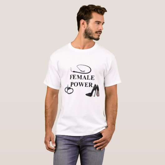 VROUW POWER T-SHIRT (Voorkant volledig)