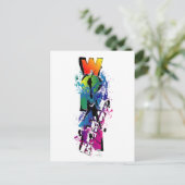 Vrouw Power Worn Proud Briefkaart (Staand voorkant)