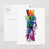 Vrouw Power Worn Proud Briefkaart (Voorkant / Achterkant)