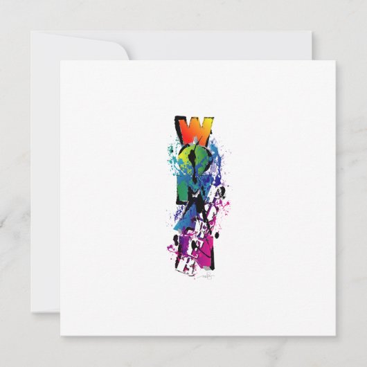 Vrouw Power Worn Proud Kaart (Voorkant)