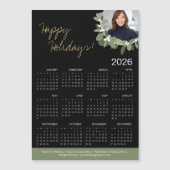 Vrouw Prettige feestdagen Realtor Foto 2026 Kalend (Voorkant)