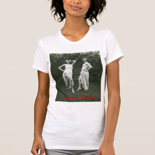 Vrouw Problemen aan voorzijde T-shirt (Voorkant)