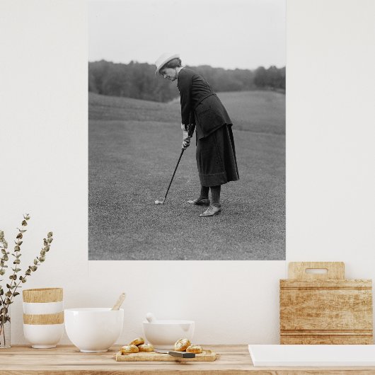 Vrouw Putting, jaren 20 Poster (Keuken)