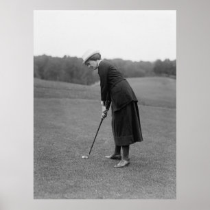 Vrouw Putting, jaren 20 Poster