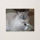 Vrouw Ragdoll Cat Legpuzzel (Horizontaal)