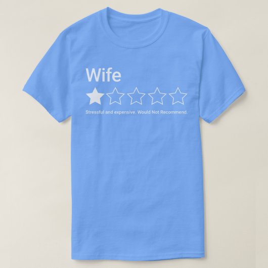 Vrouw Rating Een van de Vijf Sterren T-shirt (Design voorkant)