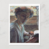 Vrouw Reading, 1909 (olie op doek) Briefkaart (Voorkant)