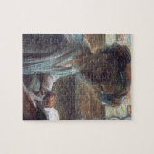 Vrouw Reading, 1909 (olie op doek) Legpuzzel (Horizontaal)