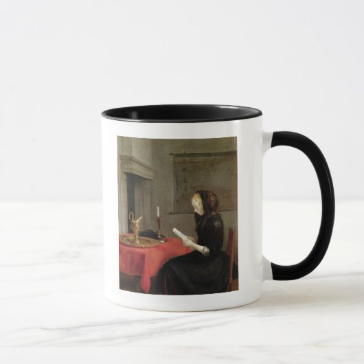 Vrouw Reading, c.1662 Mok (Rechts)