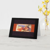 Vrouw - Reclining - Moederdag Kaart (Gele Bloem)