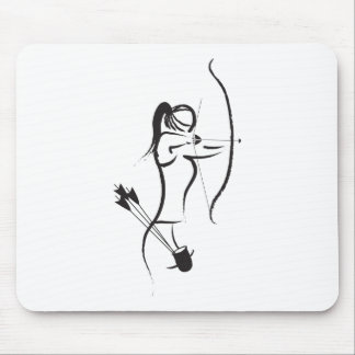 Vrouw Recurve Archer Muismat