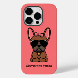 Vrouw Red Fawn Bulldog Case-Mate iPhone 14 Pro Hoesje