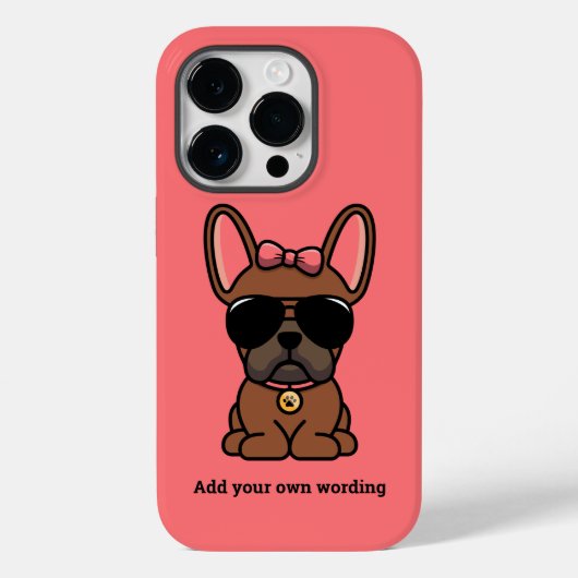 Vrouw Red Fawn Bulldog Case-Mate iPhone Case (Achterkant)