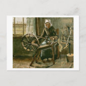 Vrouw Reeling Yarn (F68) Van Gogh Fine Art Briefkaart (Voorkant)
