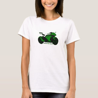Vrouw rekfiets T T-shirt