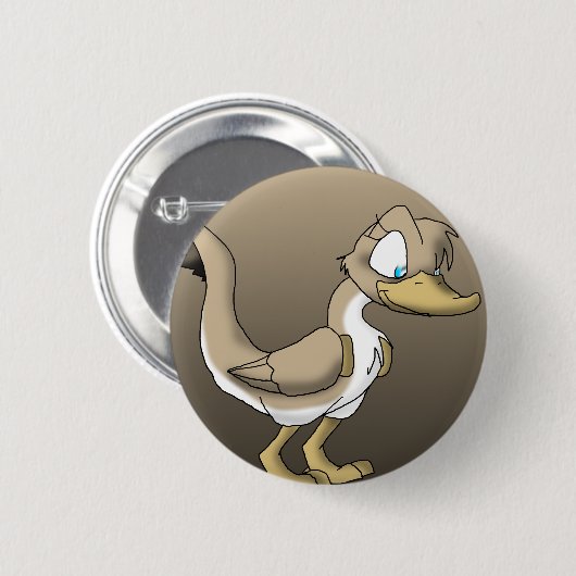 Vrouw Reptilian Duck Button (Voorkant /achterkant)