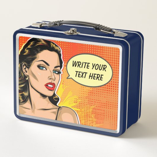 Vrouw Retro Stijl  (Voorkant)