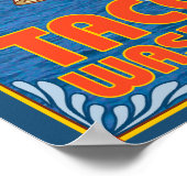 Vrouw Riding Ferry - Tacoma, Washington Poster (Hoek)