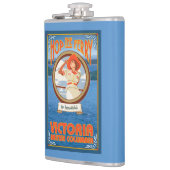 Vrouw Riding Ferry - Victoria, BC Canada Heupfles (Links)