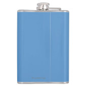 Vrouw Riding Ferry - Victoria, BC Canada Heupfles (Achterkant)