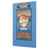 Vrouw Riding Ferry - Victoria, BC Canada Klembord (Links)