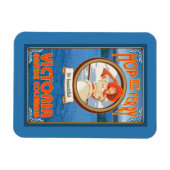 Vrouw Riding Ferry - Victoria, BC Canada Magneet (Horizontaal)