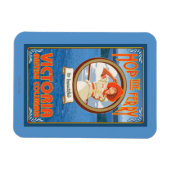 Vrouw Riding Ferry - Victoria, BC Canada Magneet (Horizontaal)