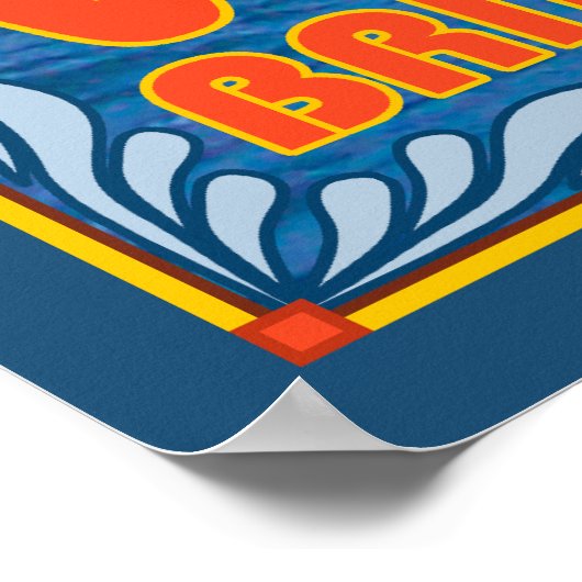 Vrouw Riding Ferry - Victoria, BC Canada Poster (Hoek)