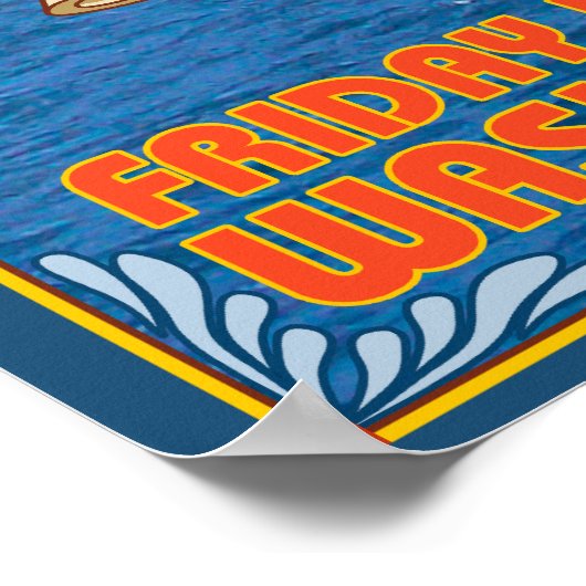 Vrouw Riding Ferry - Vrijdag Harbour, Washington Poster (Hoek)