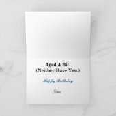 Vrouw Rijden Motorfiets Verjaardag Kaart (Binnen)