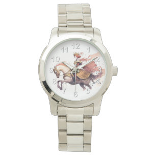 Vrouw rijpaard horloge