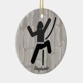 Vrouw Rock cliber Ornament (Rechts)