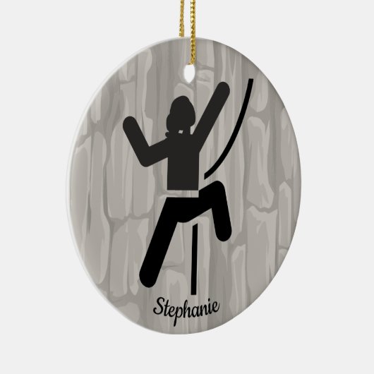 Vrouw Rock cliber Ornament (Rechts)