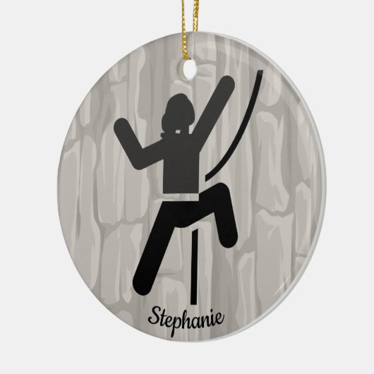 Vrouw Rock cliber Ornament (Links)